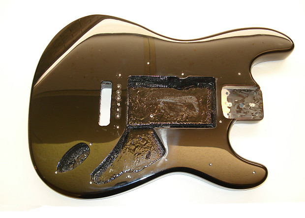 Strat Style Guitar Body Asian imort Plywood Body 4.9 Lbs