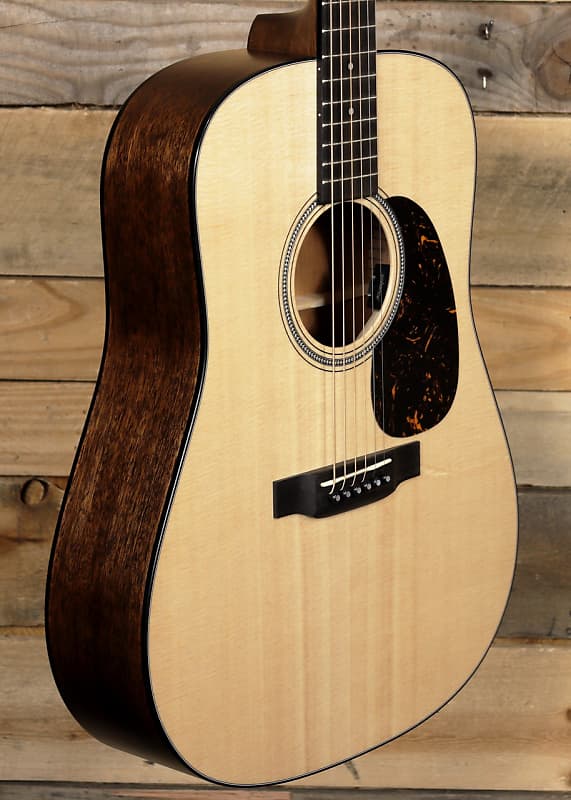 Martin D-16E Mahogany Acoustic/Electric Guitar Natural w/ Case image 1
