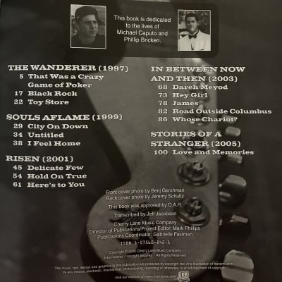 O.A.R. - From the Basement Volume I - Guitar Tab / Tablature Book image 3