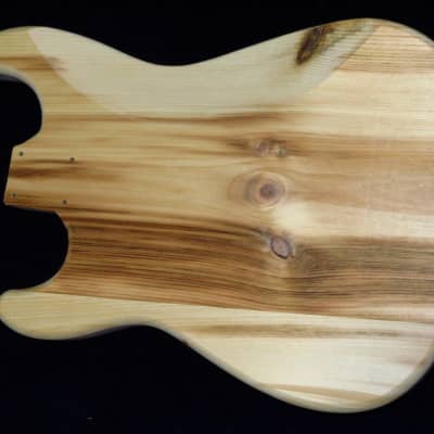 Spalted Maple Top /Aged Pine Strat body Standard Hardtail 3lbs 13oz #2987 image 6