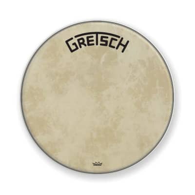 Gretsch GRDHFS24B Broadkaster Logo Fiberskyn Bass Drum Head - 24"