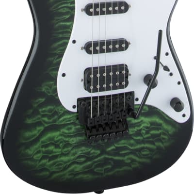 Jackson X Series Signature Adrian Smith SDXQ Electric Guitar Transparent Green image 2