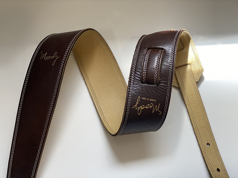 Moody Leather 2.5 Brown/Cream Leather Standard Strap - Used