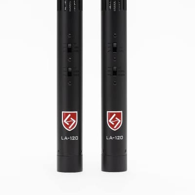 Lauten Audio LA-120 V2 Small Diaphragm FET Condenser Microphone Stereo Pair image 1