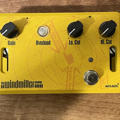 Aclam Guitars Windmiller Pre-amp 2021 Yellow image 1