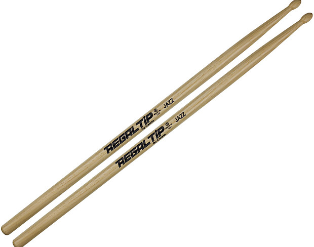 Regal Tip 211R Classic Series Hickory Wood Jazz Drum Set Kit Drumsticks 3 Pair Reverb