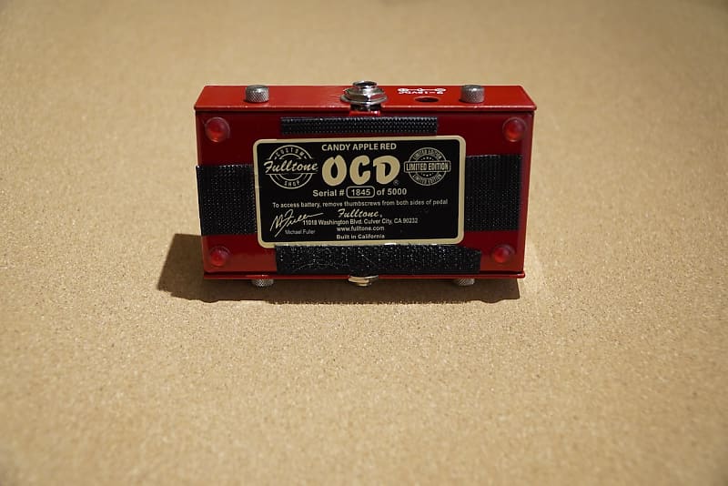 Fulltone Limited Edition OCD V2 2018 - Candy Apple Red