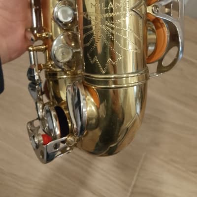 Rare Orsi Milano Bb curved soprano saxophone vintage made in Italy, fully restored killer sound. image 1