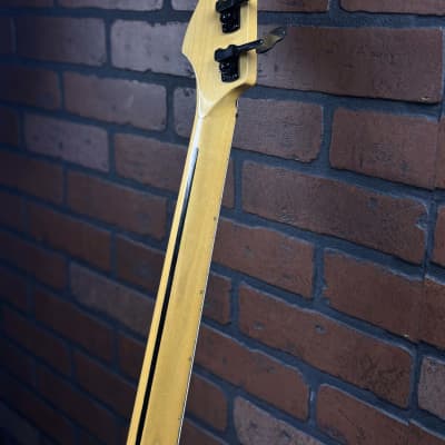 Woodcraft Electric Guitars JB4 Mini “Shortest-Scale” 4-String Electric Bass - Gloss Black image 4