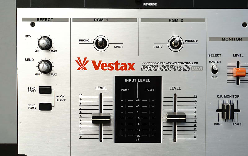 お取扱店05S132■VESTAX　DJミキサー　PMC-05PROⅢ　VCA■ DJミキサー