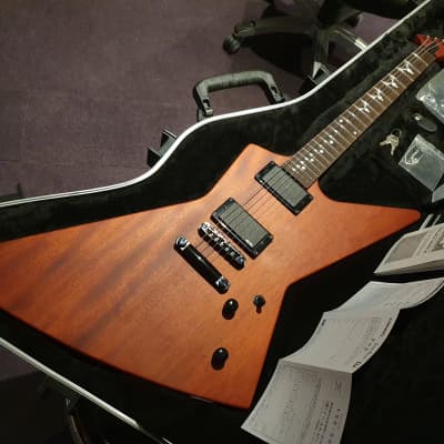 ESP Custom (Edwards) EX James Hetfield Metallica Spec EMG Flame Mahogany  MIJ Japan MX jh2 | Reverb