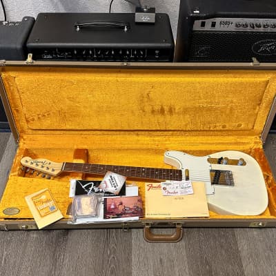 Fender American Vintage '64 RI Telecaster Electric Guitar in White Blonde w/ Fender Case 2016 image 15