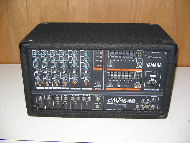 Yamaha EMX 640 Powered Mixer | Reverb