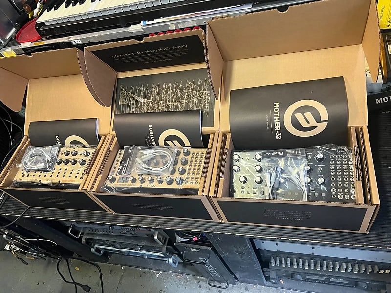 Moog Sound Studio 3 Mother-32 / DFAM / Subharmonicon | Reverb Moog Sound Studio 3 Mother-32 / DFAM / Subharmonicon | Reverb