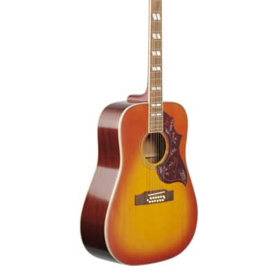 Epiphone Hummingbird 12-String Acoustic Electric Guitar Aged Cherry Sunburst image 8