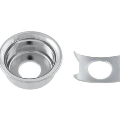 Chrome Input Cup Jackplate for Telecaster