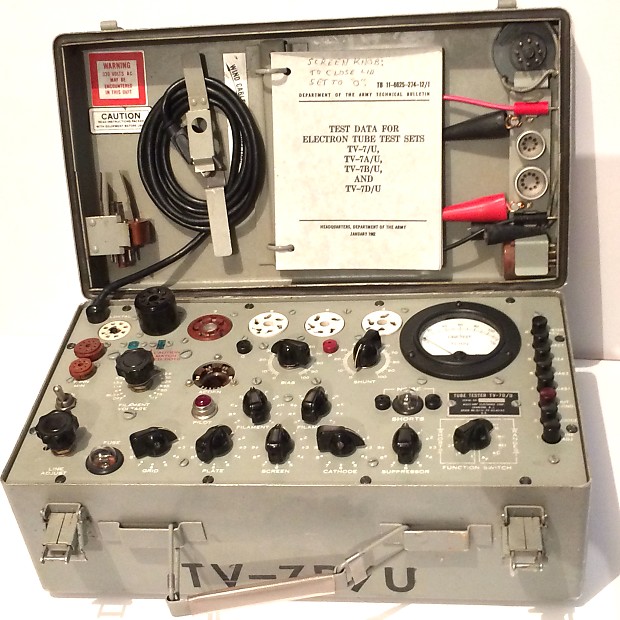 Hickok type TV-7D/U Military Tube Tester Fully Serviced