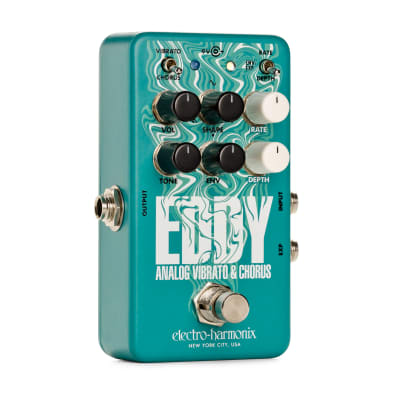 New Electro-Harmonix EHX Eddy Analog Vibrato & Chorus Guitar Effects Pedal image 2