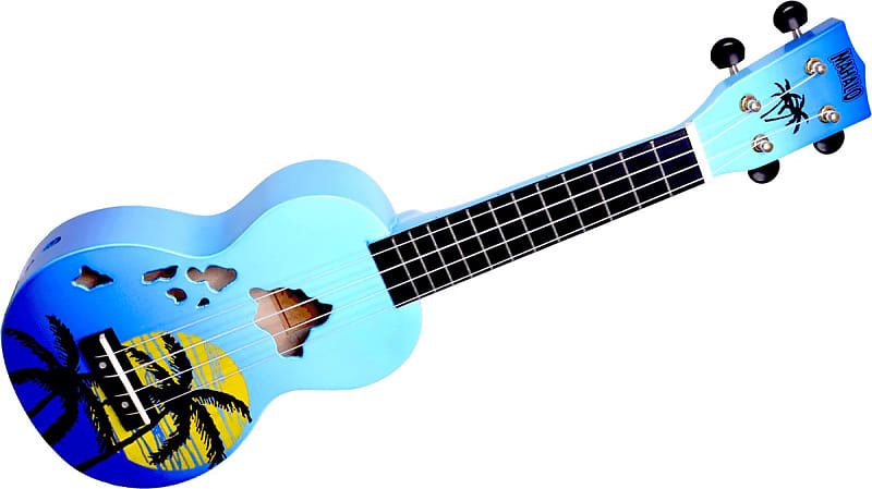 Mahalo MD1HABUB - Ukulele Soprano Finition Îles Hawaï Bleu | Reverb