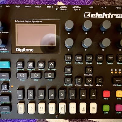Elektron Digitone 8-Voice Digital Synthesizer 2017 - 2024 - Black