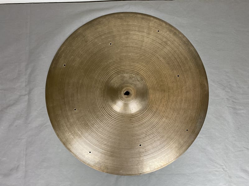 Zildjian 20” Rivet Ride Cymbal 19571959 Reverb