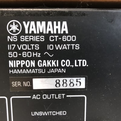 Yamaha CT-600 Tuner AM/FM Tuning Radio Vintage Audiophile Japan Home Audio image 7