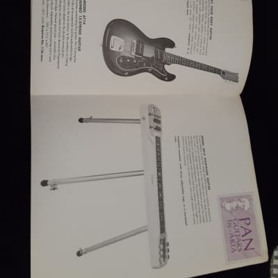 Pan Aria Catalog  1971 Aria  Guitars Japan image 5