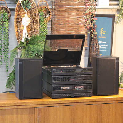 Vintage 1980s Sharp SG-F550 Home Stereo System + Bluetooth See VIDEO image 10
