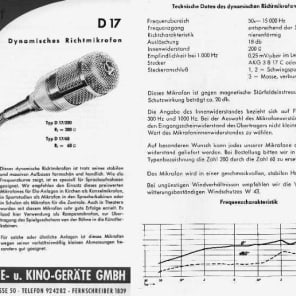 Telefunken M411 60's Vintage dynamic microphone image 9