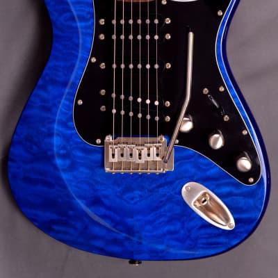 Dean Zelinsky Tagliare Z-Glide Custom Quilt Transparent Blue Maple Flame ~PRISTINE~ Electric Guitar image 1