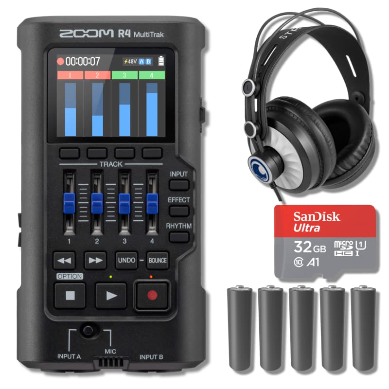 Zoom R4 MultiTrak 32-Bit Float Digital Recorder and USB Audio