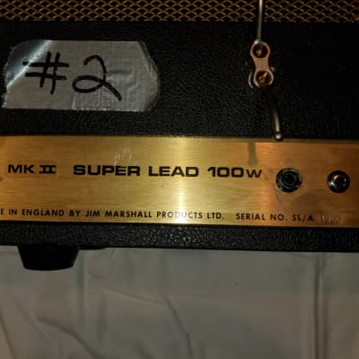 1973 Marshall 100 Watt  MK II Super Lead (Amp 2) image 7