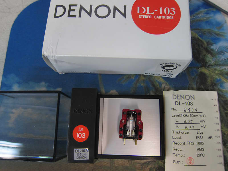 Paradox Plus Denon DL-103 Improved Moving Coil Cartridge,Owners