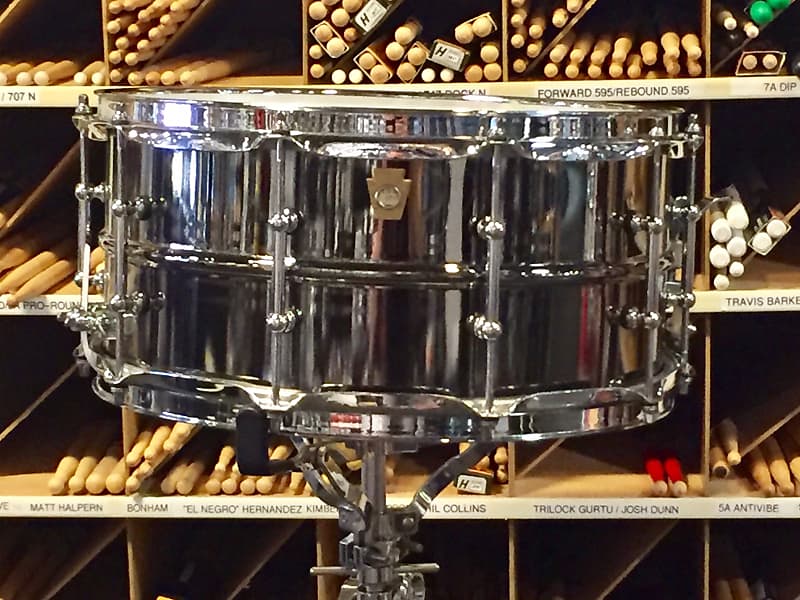 Ludwig LB417TWM Black Beauty 6.5x14" Brass Snare Drum with Tube Lugs and P-86 Millennium Strainer image 2
