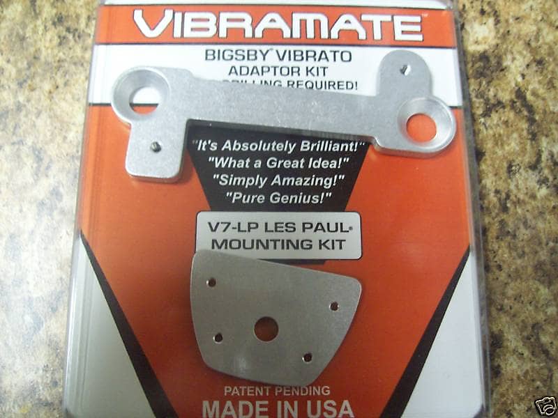 V7 Vibramate Quick Mount Kit For Les Paul - NICKEL image 1