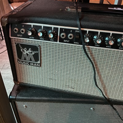 Music Man 75 Reverb Mid-70’s - Black with univibe built in image 3