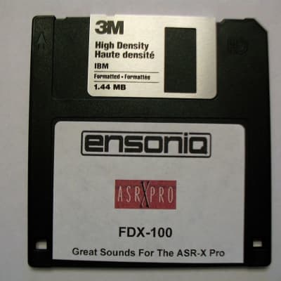 Ensoniq ASR X Pro FDX-100 Sound Disk