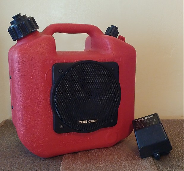 THE CAN Gas Can Amplifier St. Louis Music Supply Co. 1985 Red Black Portable Super Rare