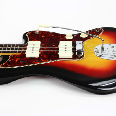 MINTY 1964 Fender Jazzmaster Sunburst | Vintage PRE-CBS, Clay Dots, Spaghetti Logo, White Case, TAGS image 21