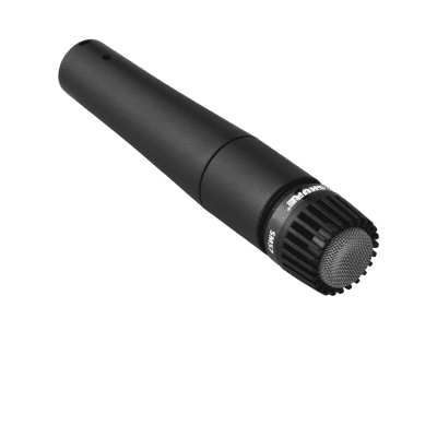 Shure SM57 Cardioid Dynamic Instrument Microphone - Black/Black image 4