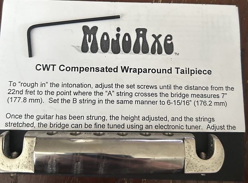 MojoAxe Compensated Tailpiece Aged - Aged