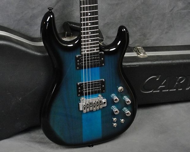 Carvin USA Custom Shop DC127 Blueburst Guitar with Case