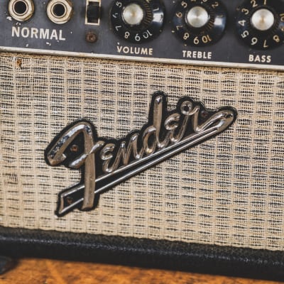 Fender 1966 Bandmaster Black Panel Tube Amplifier Head - Used image 11