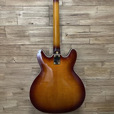 Hagstrom '67 Viking II Semi Hollow Guitar 2021 - Vintage Sunburst. New! image 11