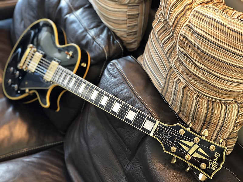 Orville by Gibson Les Paul Custom 57 reissue LPC-57B Ebony Orville by Gibson Les Paul Custom 57 reissue LPC-57B Ebony