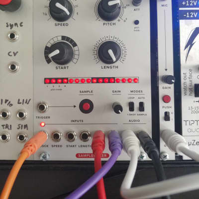 Ginkosynthese Sampleslicer MK2 with 2hp Mic