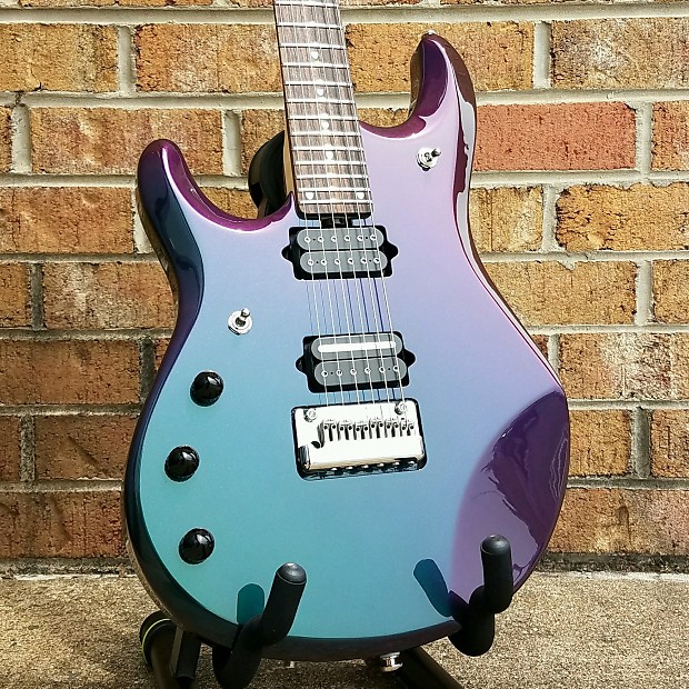 Lefty Ernie Ball Music Man Jp6 In Mystic Dream *Free Reverb