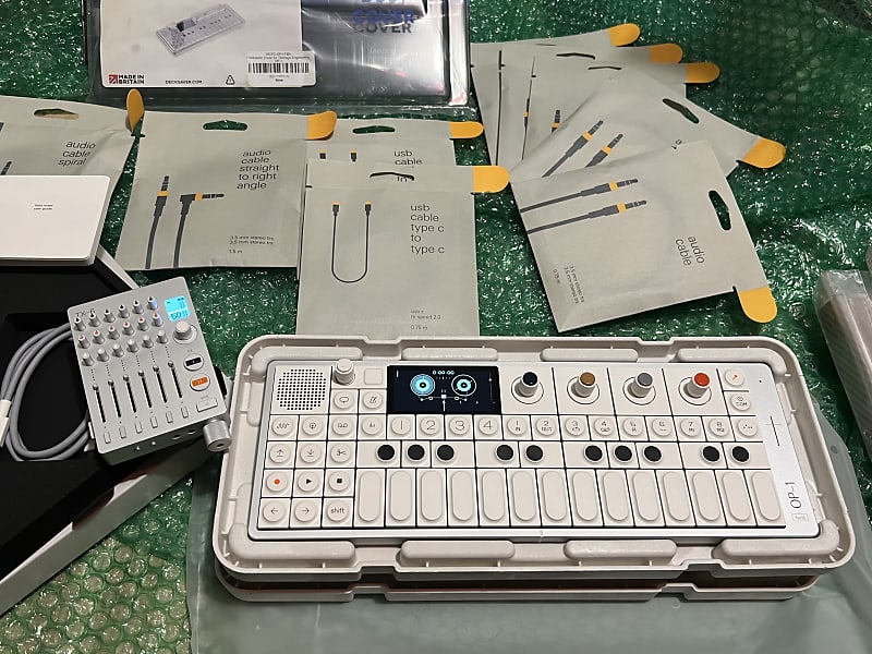 Teenage Engineering OP-1 Field Portable Synthesizer + TX-6 Mixer +  Accessories