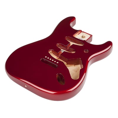Fender Classic Series 60's Stratocaster Alder Body Vintage Bridge Mount (Candy Apple Red) image 3