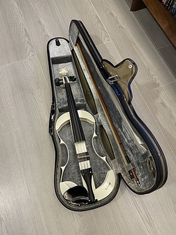 Kranz Electric Violin EV-75 SUGIZO Luna Sea White